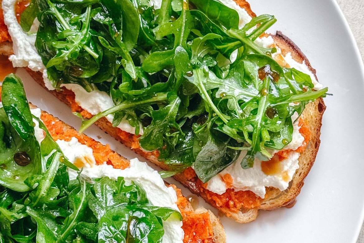 24 Karrot Spread served on artisan charcuterie board with crackers and fresh vegetables